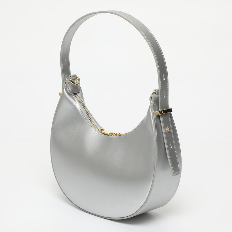 Bruna Handbag - Silver - Woman