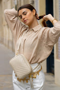 Bolso de hombro Nat - Beige