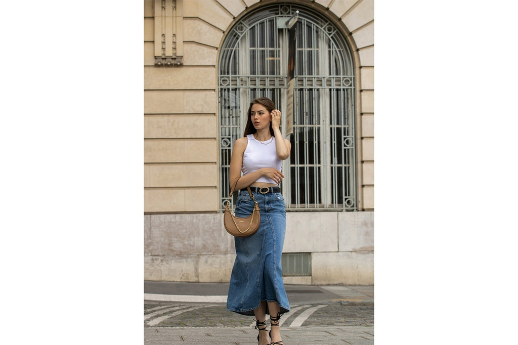 Sac A Main  Tiva - Brun