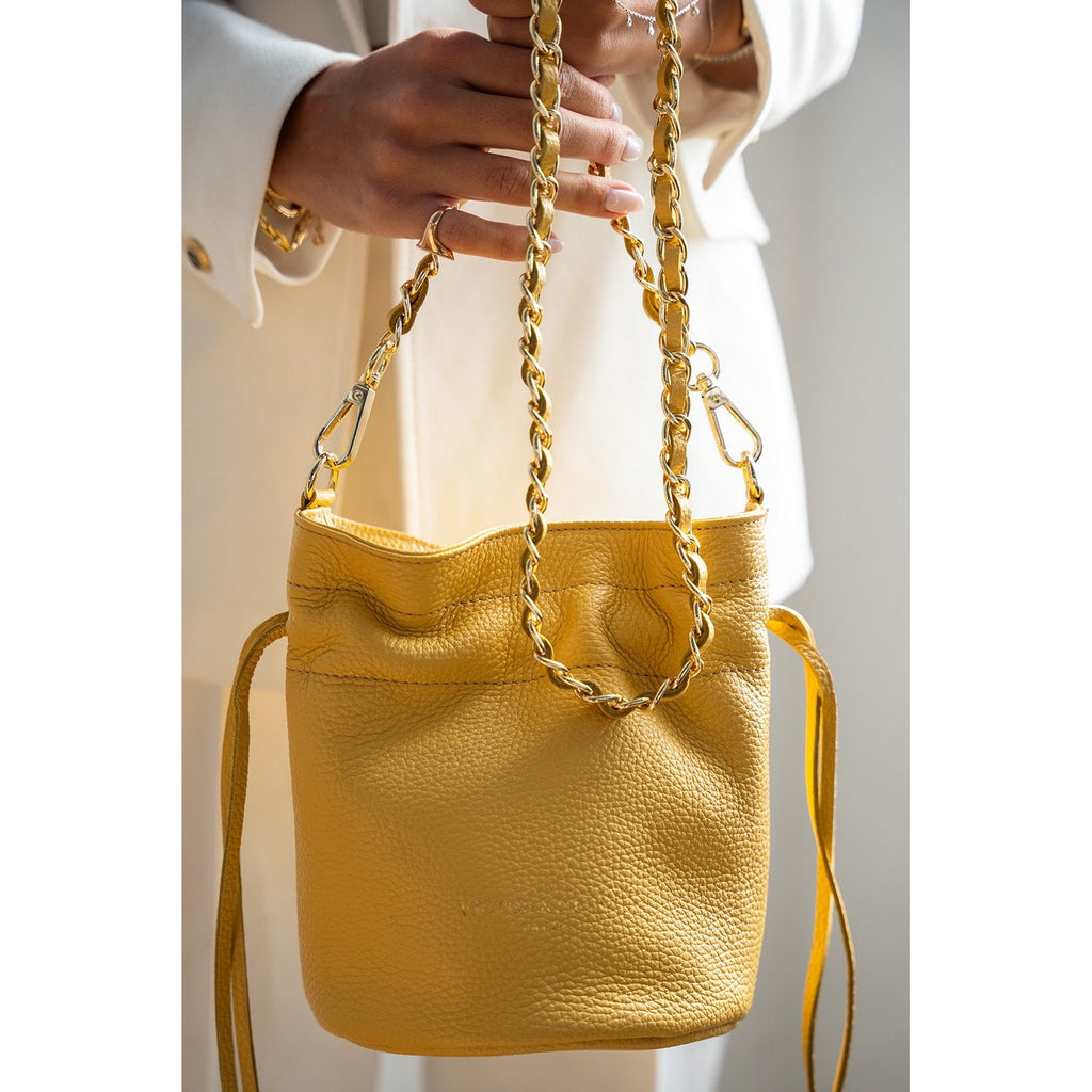 Bolso de hombro Eonora - Amarillo