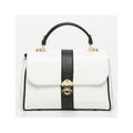 Bolso de hombro Giverny - Blanco + Negro