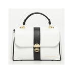 Bolso de hombro Giverny - Blanco + Negro