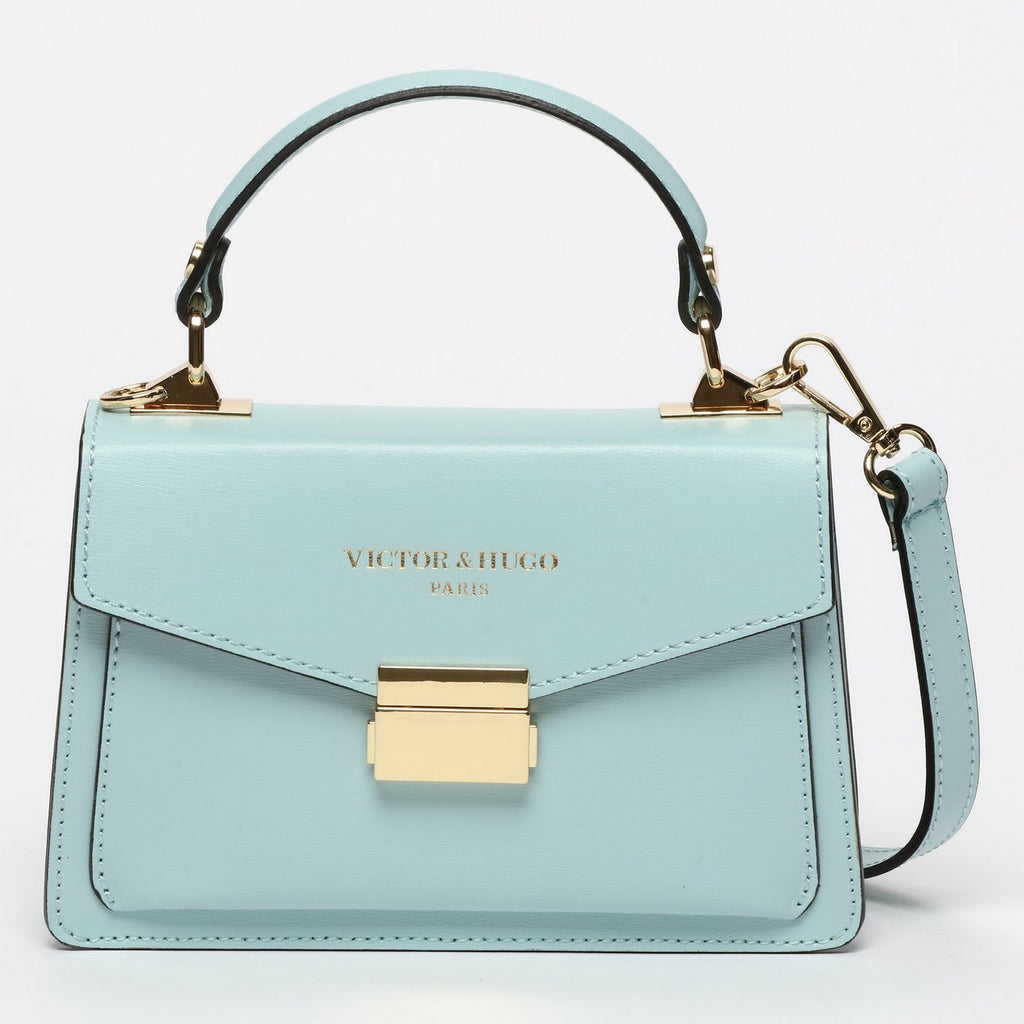 Bolso de hombro Leah - Azul cielo