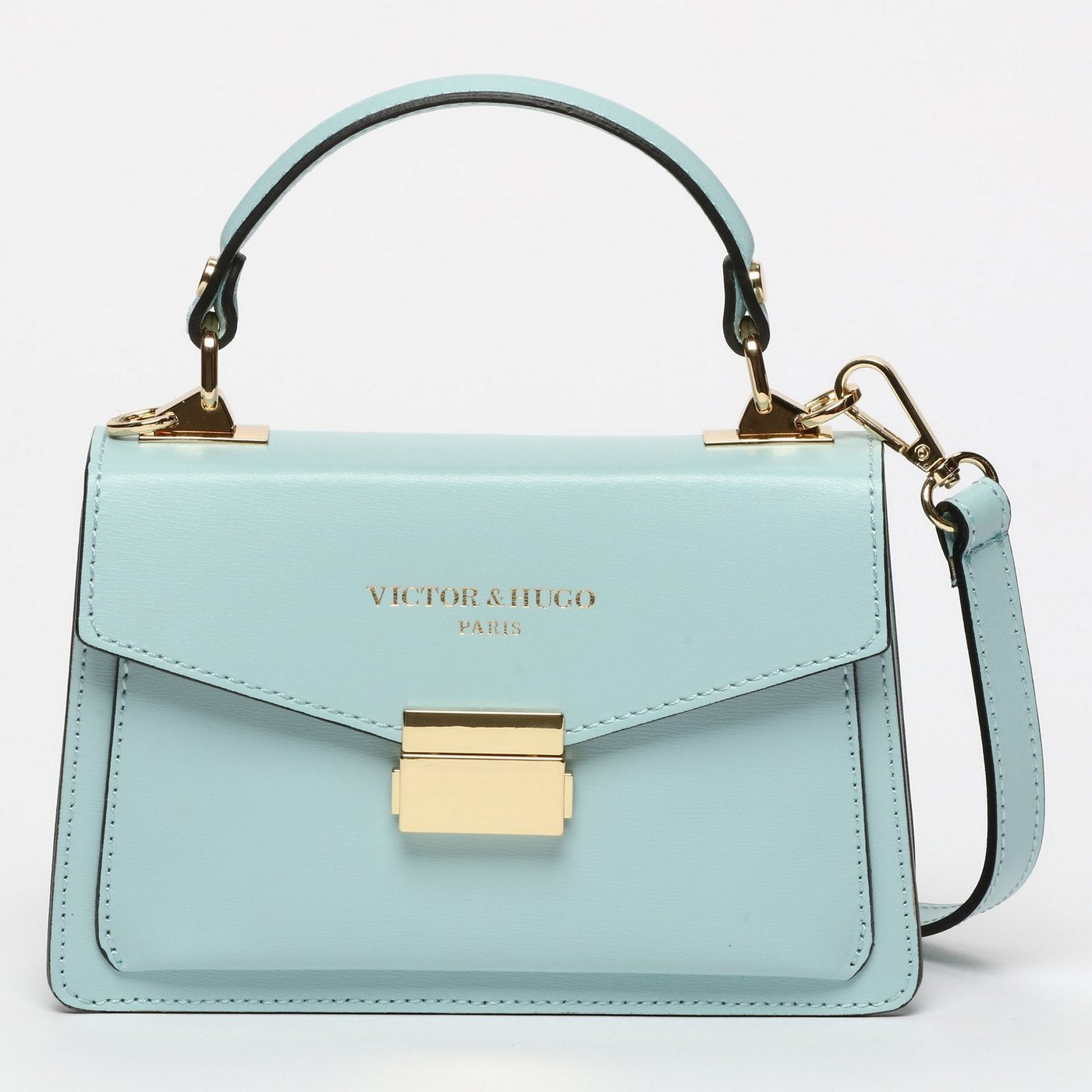 Bolso de hombro Leah - Azul cielo
