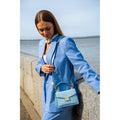 Bolso de hombro Leah - Azul cielo