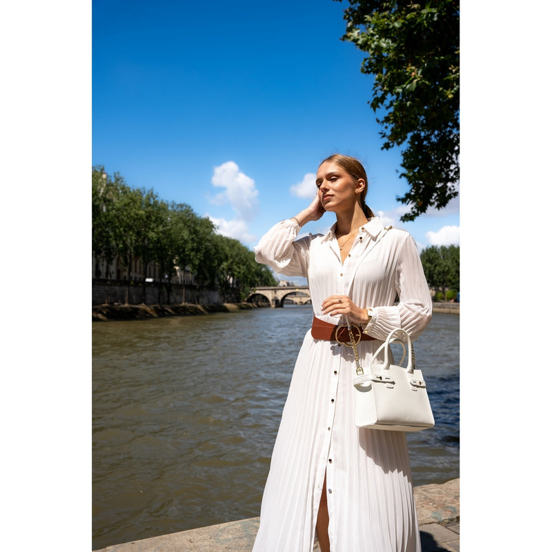 Sac À Bandoulière Livia - Blanc Casse