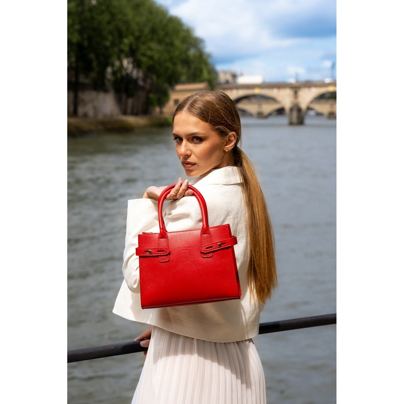 Sac À Bandoulière Livia - Rouge Cerise