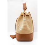 Sac A Bandouliere Livy Rafia - Camel