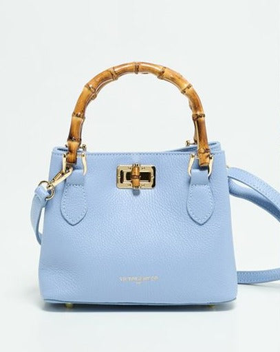 Mini Assia Handbag - Sky Blue - Woman