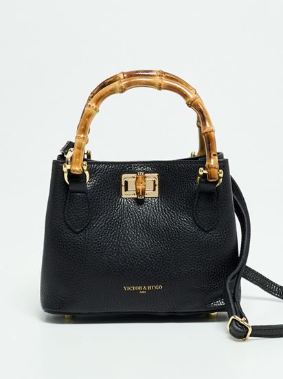 Mini Assia Handbag - Black - Woman