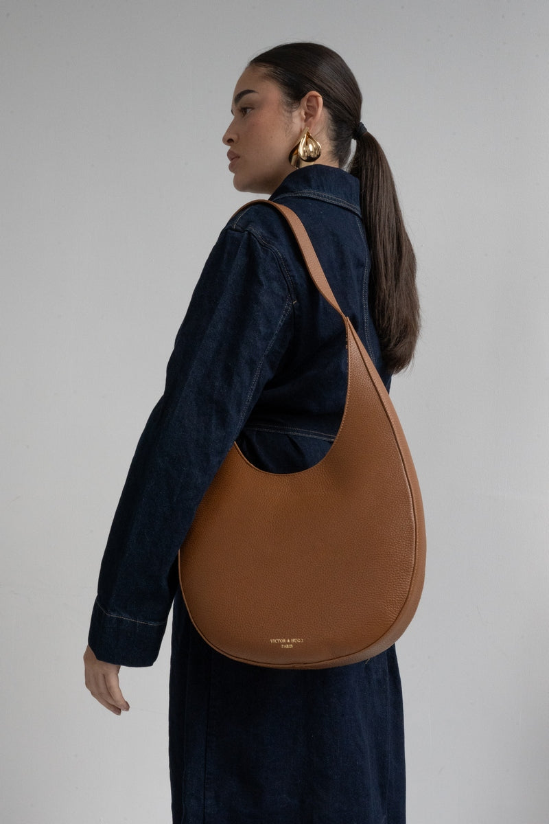 Bolso de hombro Aiko - Camel