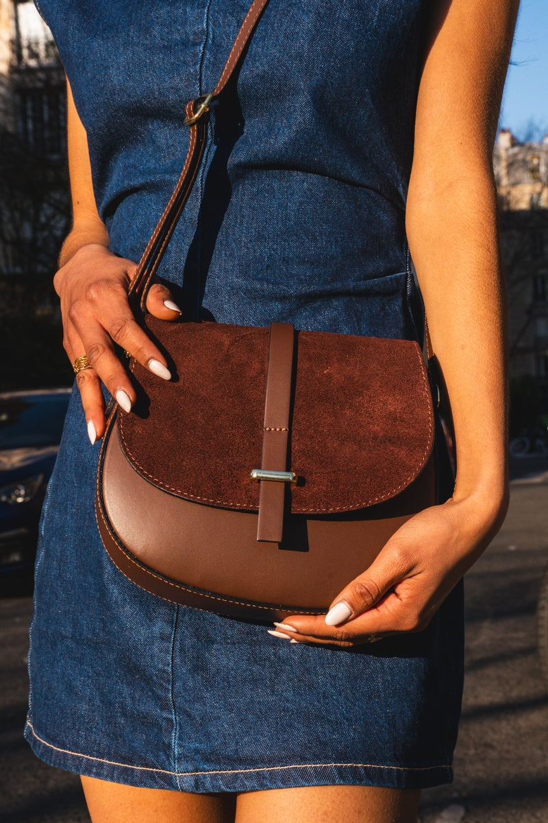 Sac À Bandoulière Amel - Moka