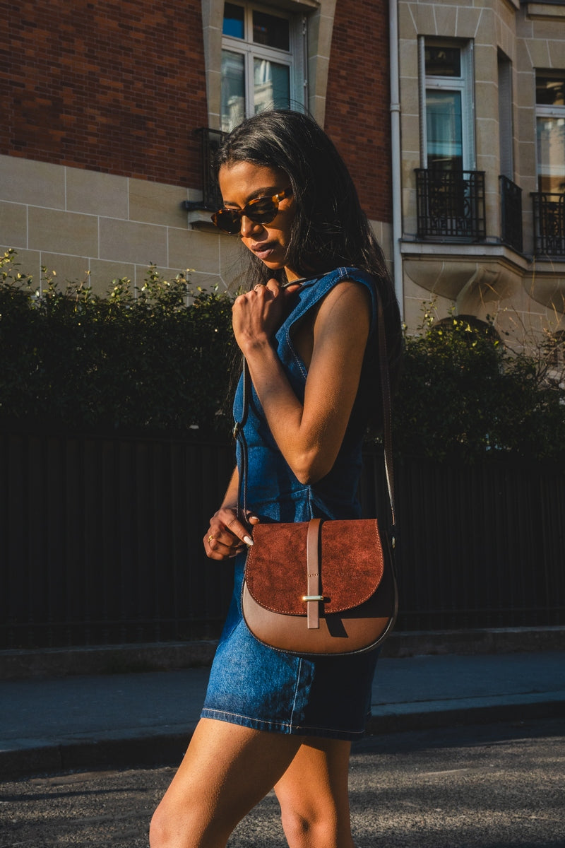 Sac À Bandoulière Amel - Moka