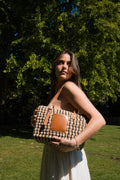 Bolso De Hombro Azura - Coñac / Multi Beige