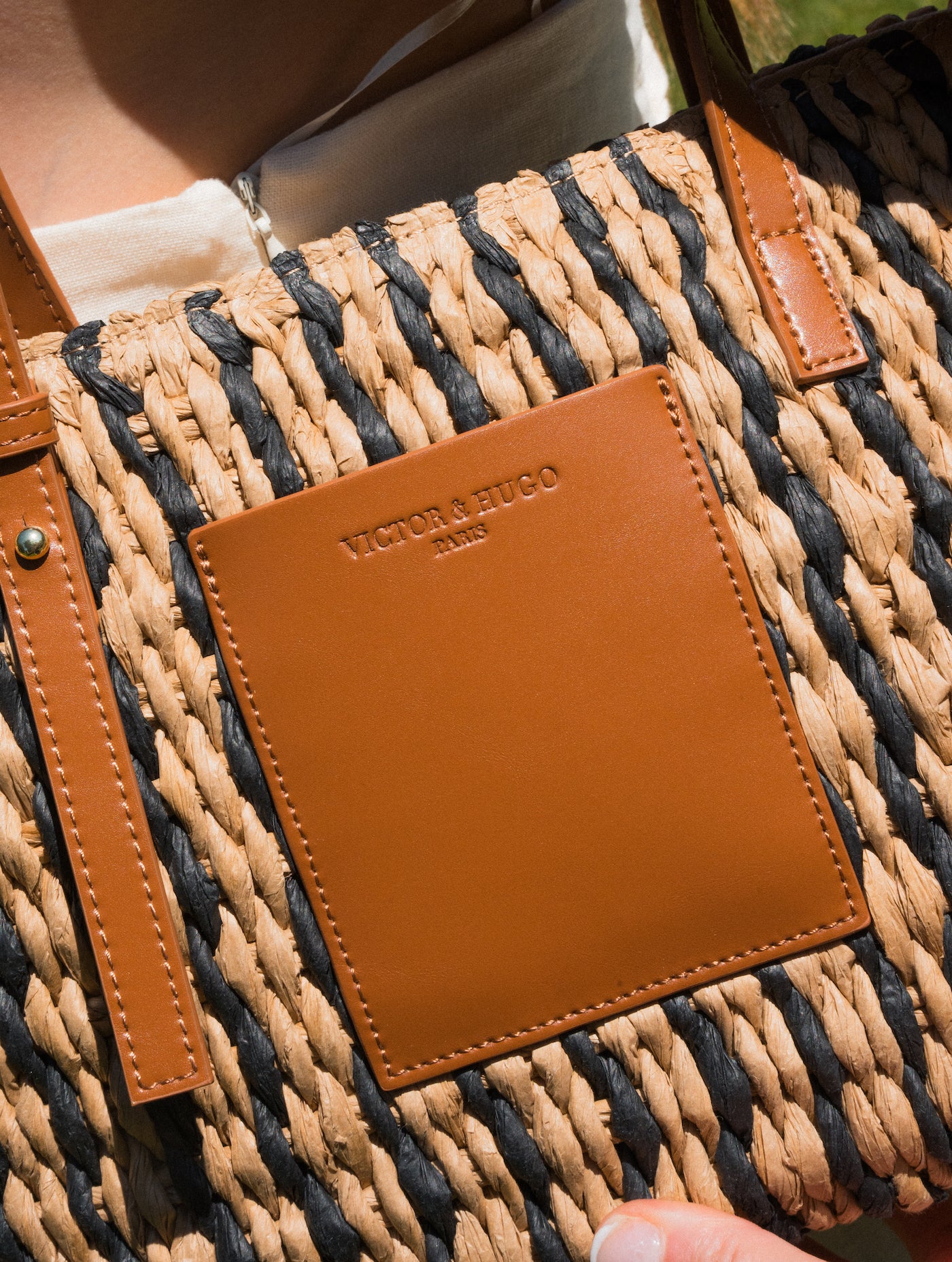 Bolso De Hombro Azura - Coñac / Multi Beige