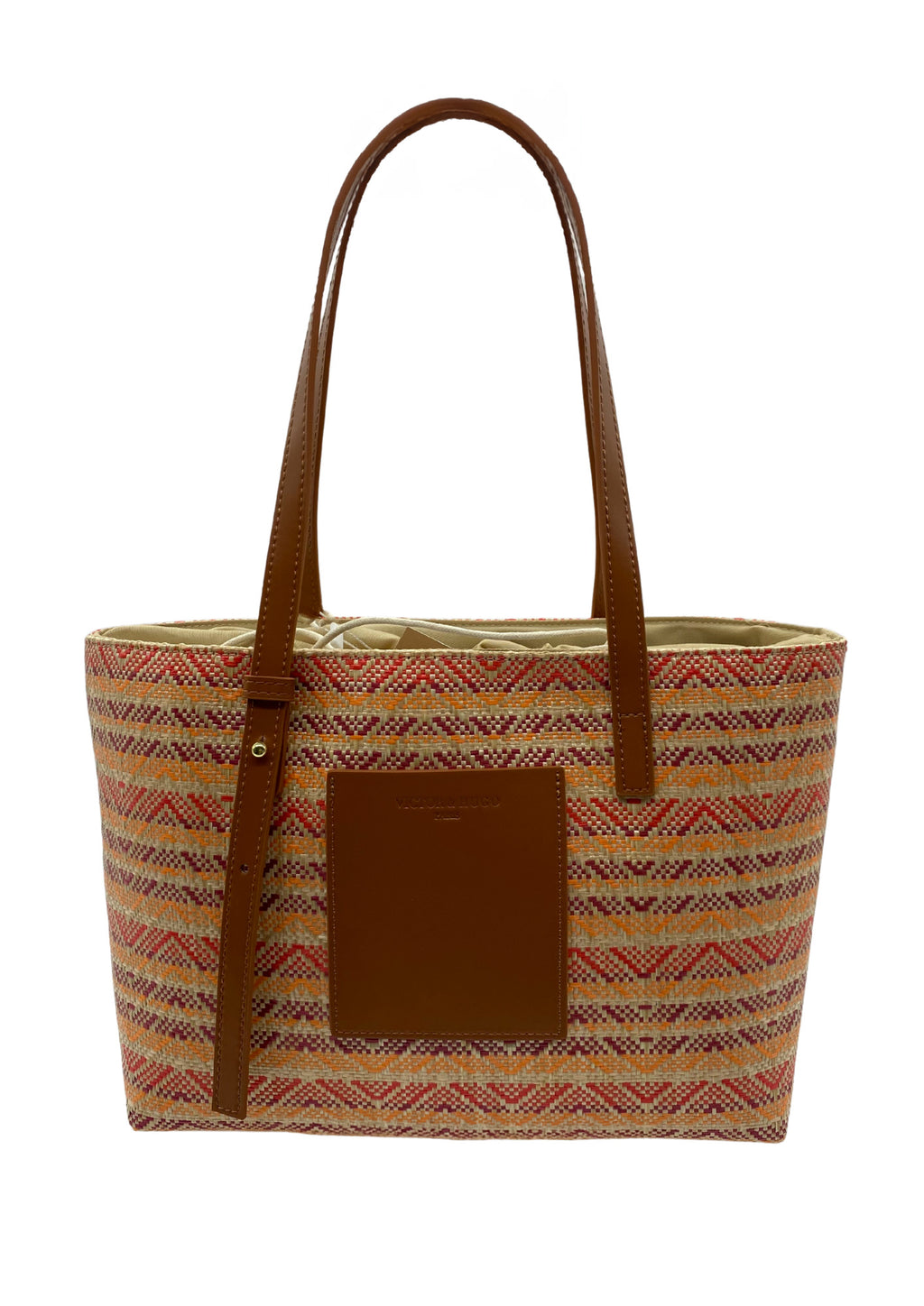 Bolso de hombro Azura - Coñac / Multi Burdeos