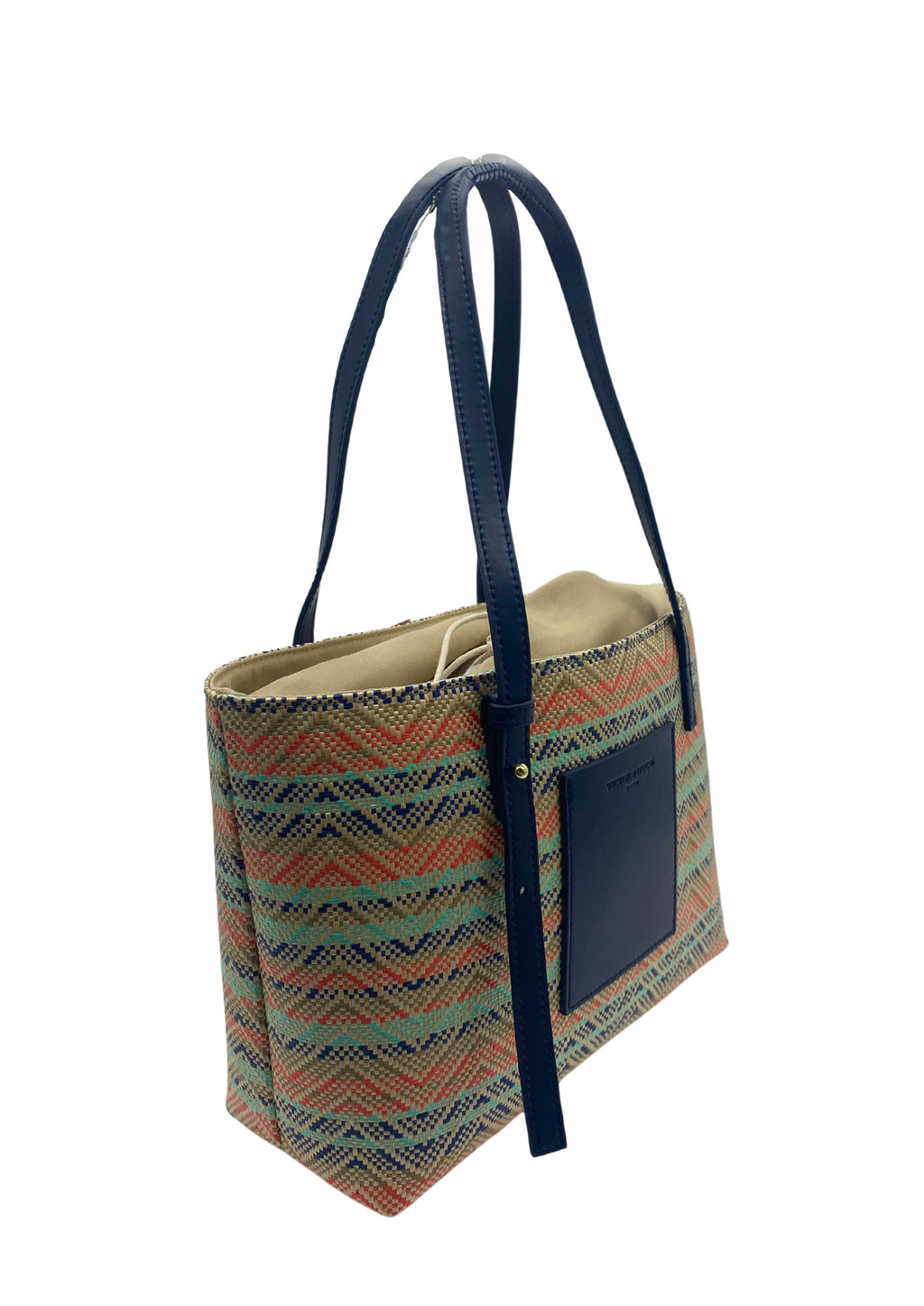 Bolso De Hombro Azura - Azul Marino / Azul Multi