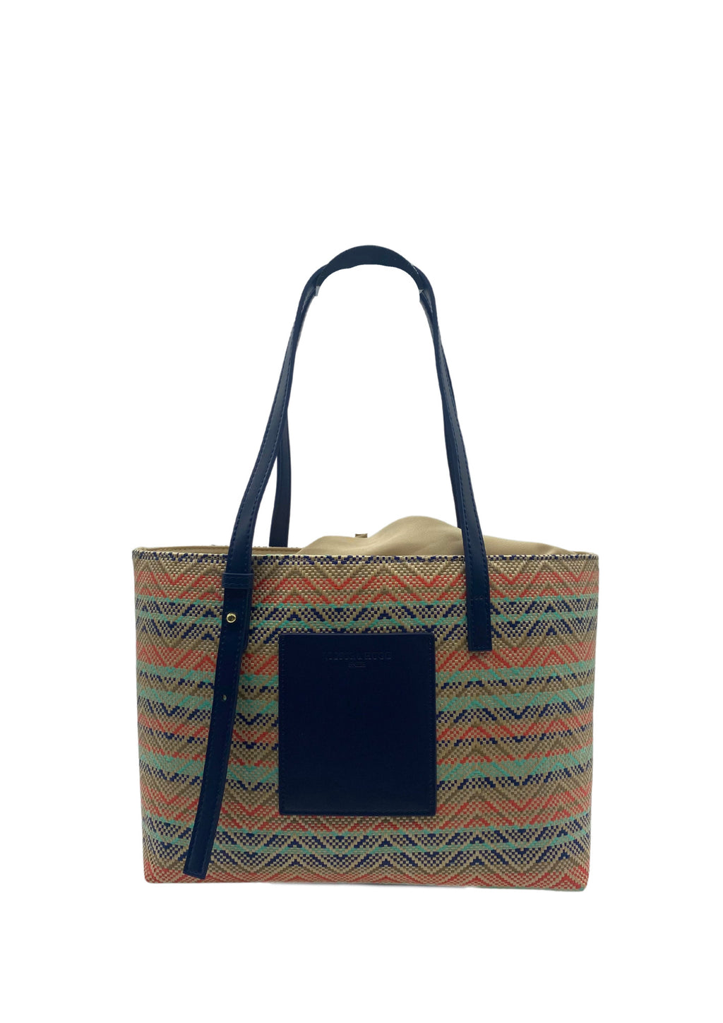 Bolso De Hombro Azura - Azul Marino / Azul Multi