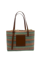 Bolso De Hombro Azura - Coñac / Multi Azul