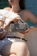 Sac À Bandoulière Boho - Taupe Clair