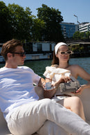 Sac À Bandoulière Boho - Taupe Clair