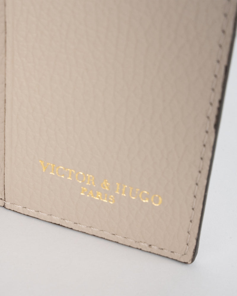 Porte Carte Dina - Taupe Clair