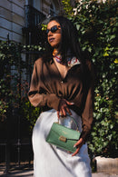 Sac À Bandoulière Leah - Vert Menthe