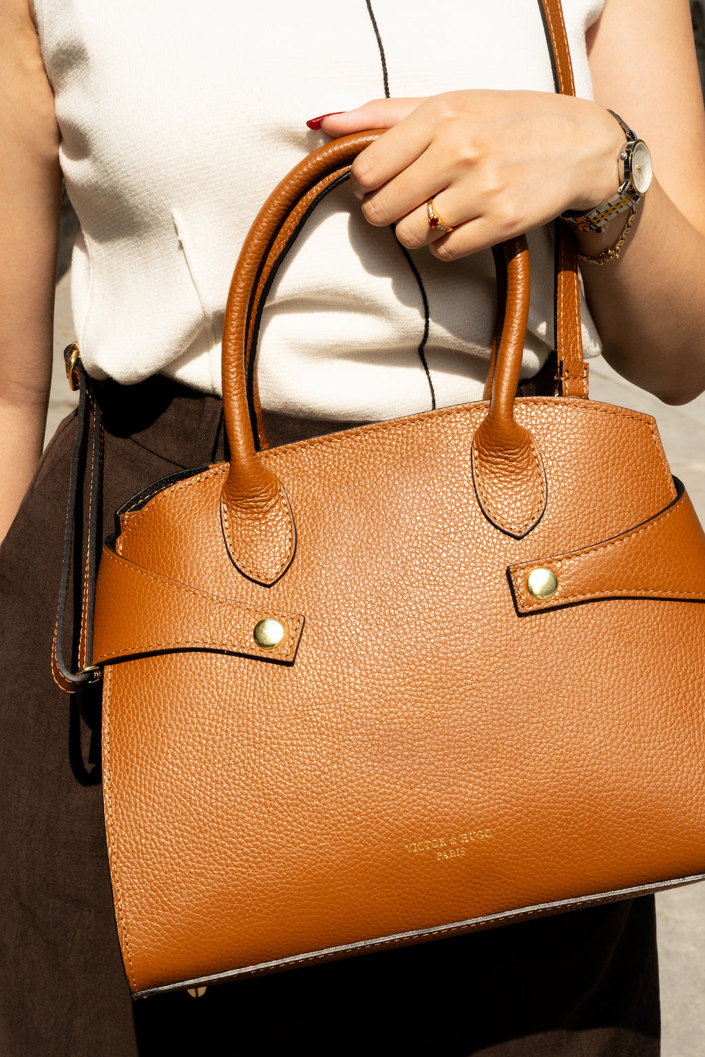 Bolso De Hombro Luzd - Camel