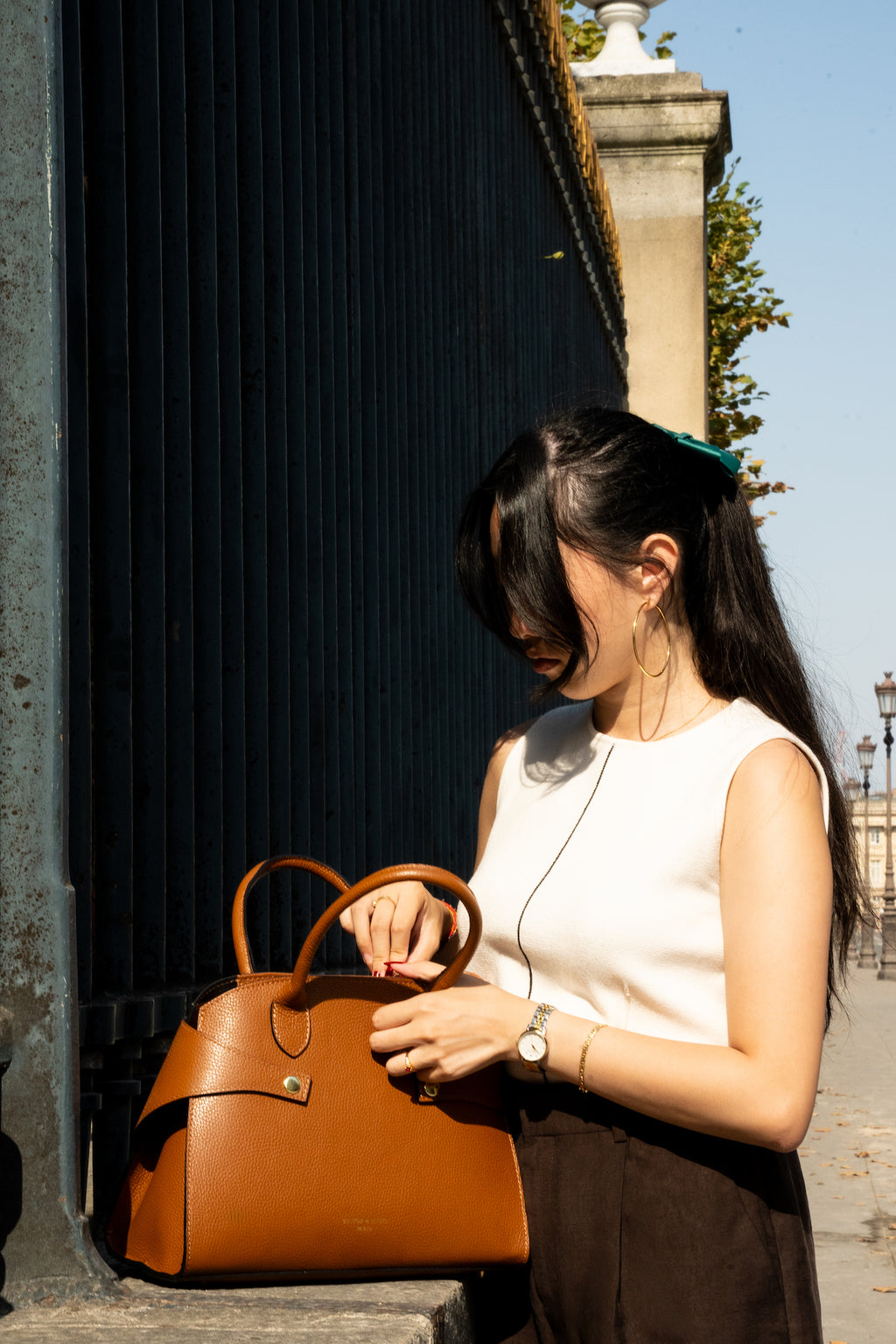 Bolso De Hombro Luzd - Camel