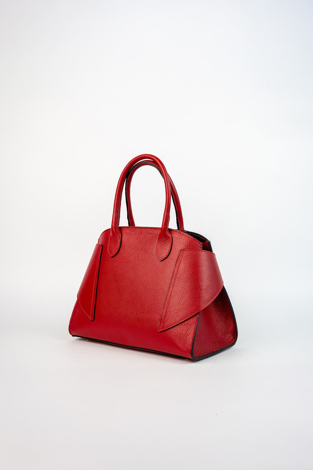 Bolso de hombro Luzd - Rojo oscuro