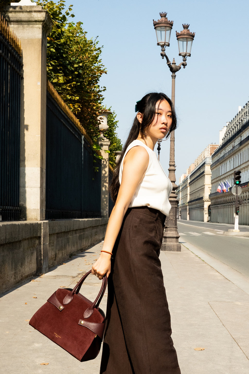 Bolso Bandolera - Burdeos - Mujer