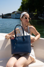Sac À Main Myra - Bleu Marine - Femme