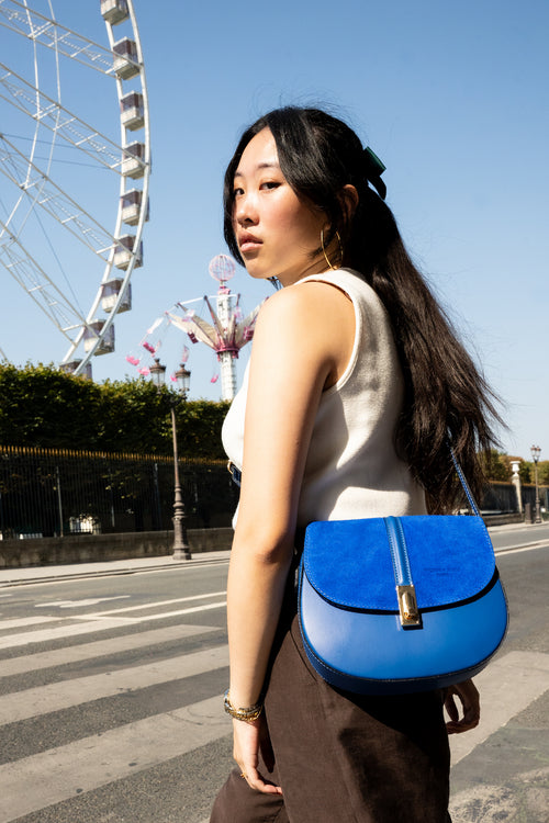 Sac À Bandoulière Rhea - Bleu