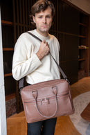 Porte-Document Sandro - Marron