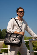 Porte Document Sandro - Noir - Homme