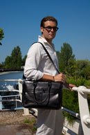 Porte Document Sandro - Noir - Homme