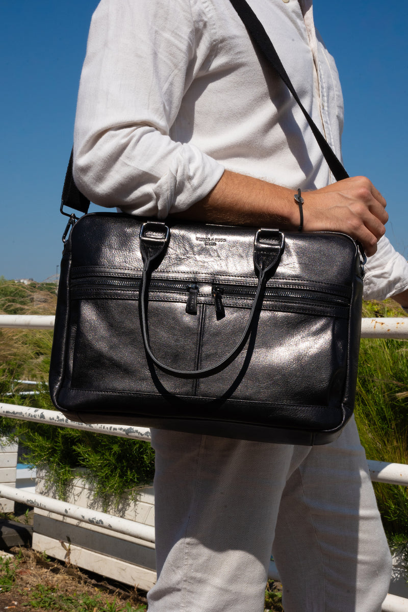 Porte Document Sandro - Noir - Homme