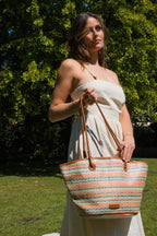 Bolso Solea - Cognac / Multi Azul