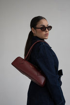 Bolso de Hombro Zhora - Burdeos
