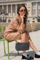 Sac Porte Epaule Ava - Noir/Camel