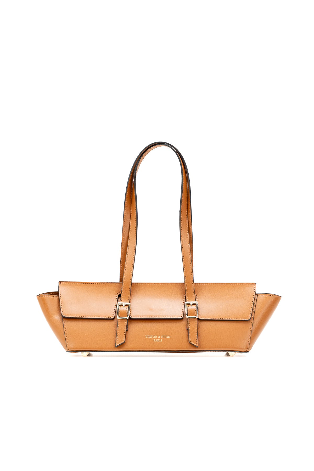 Bolso bandolera Briana Box - Camel