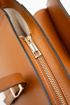 Bolso bandolera Briana Box - Camel