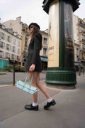 Bolso de hombro Briana Box - Azul cielo