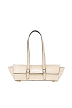 Bolso de hombro Briana de cocodrilo - Beige