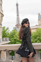 Bolso de hombro Clare - Negro