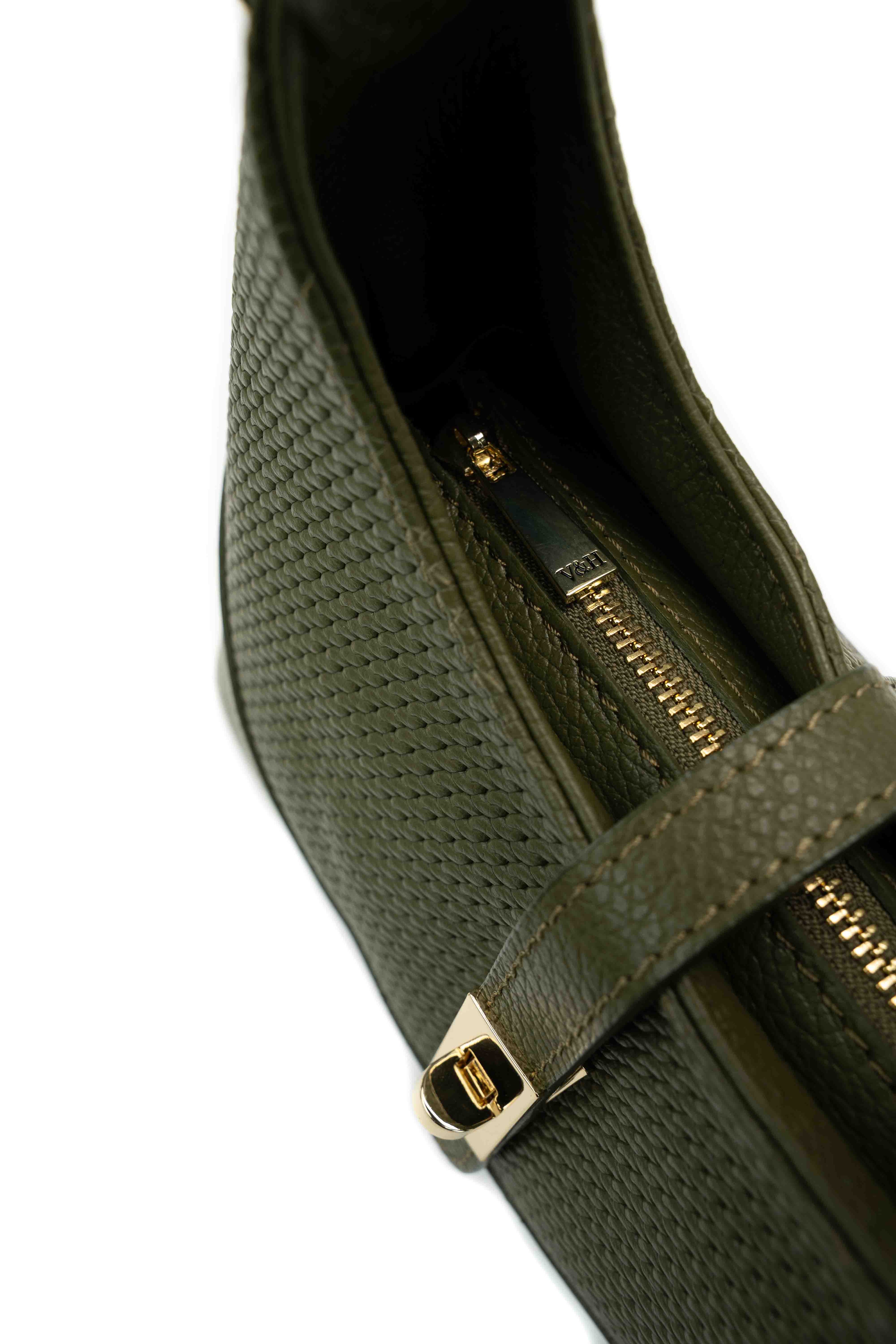 Sac A Bandouliere Dahlia - Vert Olive