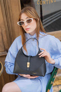 Bolso de hombro Dahlia - Negro