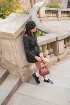 Dana Shoulder Bag - Burgundy