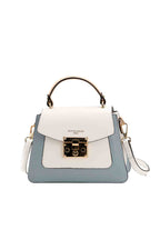 Bolso de hombro Eyna - Blanco/Azul claro