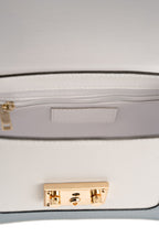 Bolso de hombro Eyna - Blanco/Azul claro
